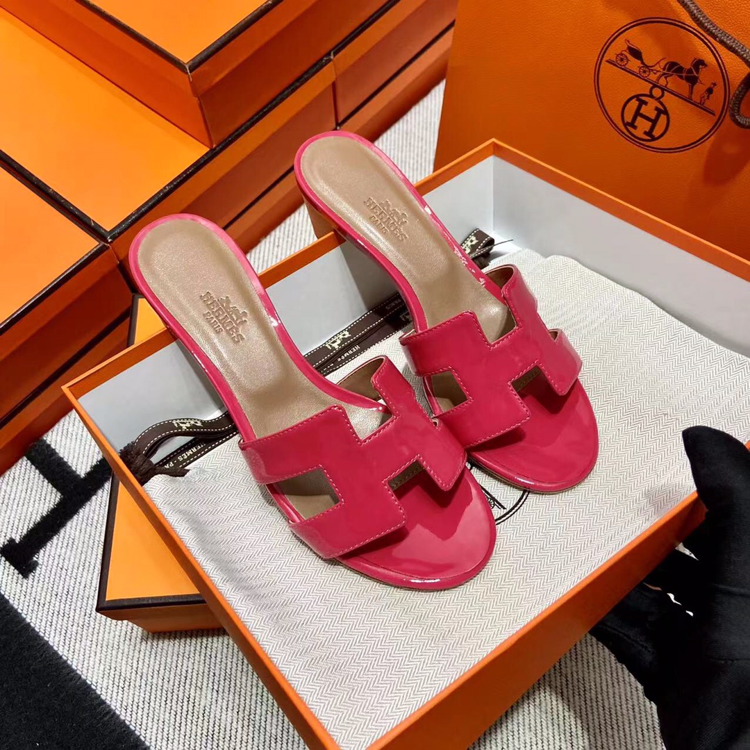 에르메스 올수공 오아시스 슬리퍼 샌들 페이던트 22